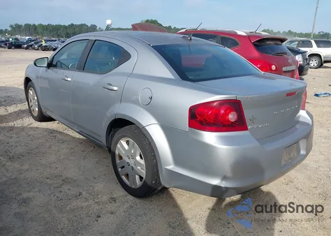 2014 Dodge Avenger Se из США, поврежденный, VIN 1C3CDZAB1EN173871